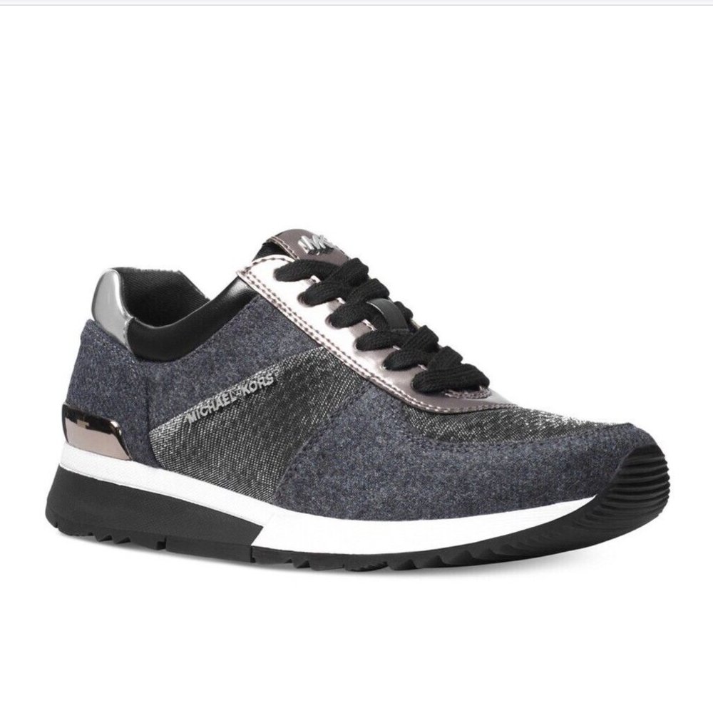 Michael Kors Allie Trainer Sneakers charcoal/silver
